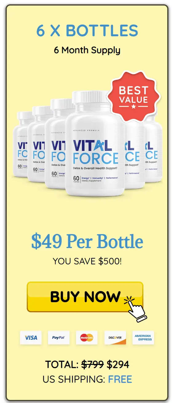 Vital Force 6 Bottles